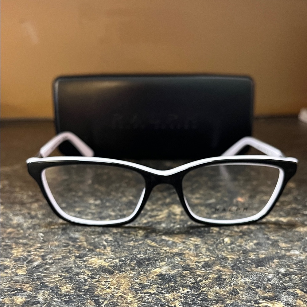 Ralph Lauren Black and White Glasses